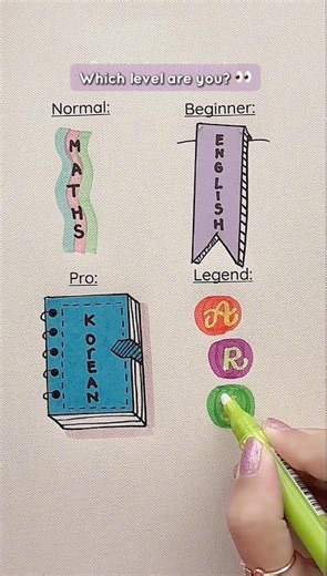 4 Levels of Notebook Subject Design — Normal to Legend #nhuandaocalligraphy