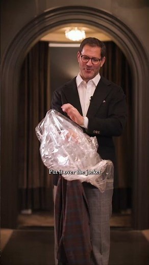 The absolute best way to pack your suit jackets and avoid wrinkles