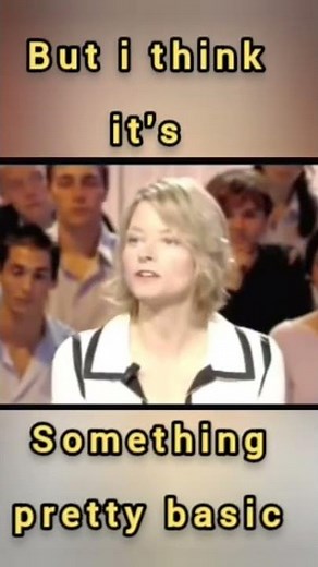 Judy Foster speaks perfect French in an interview 👌!(English subtitles) #shorts#Jody#french