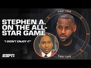 HELL NO‼️ Stephen A. did not enjoy the NBA All-Star Game 👀 | First Take