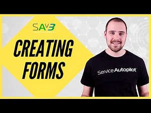 Creating Forms in Service Autopilot V3