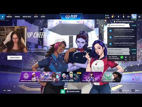 Ranked grind!! YES im on Overwatch no this is not the new Marvel Rivals update