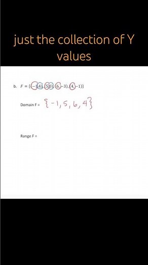 Definition of Relation, Function, Domain, and Range