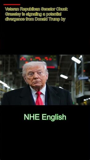 The latest veteran Republican senator to seemingly break with Trump