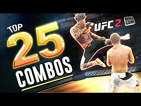 EA Sports UFC 2 - 25 HUGE Knockout COMBOS!