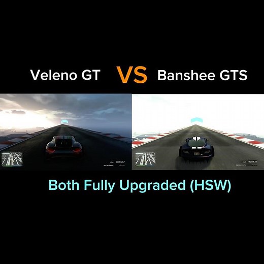 GTA5 New Veleno GT vs Banshee GTS test maximum speed