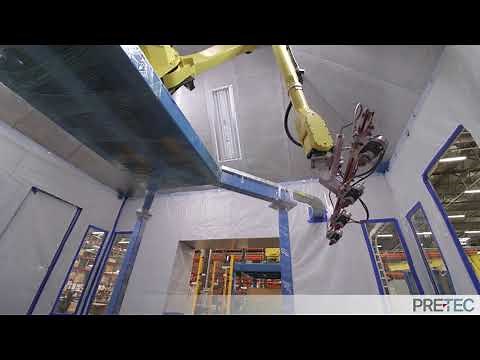 PRE-TEC's Robotic Spray Booth System