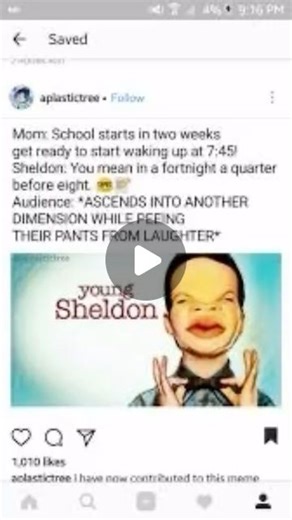 Young_sheldon_memes | What the sigma 🤑🤑. #reels #meme #youngsheldon #bigbangtheory #funny #bazinga #memes #brainrot #marycooper #sheldoncooper #fyp #foryou... | Instagram