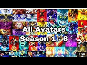all avatar beyblade 1-6 season