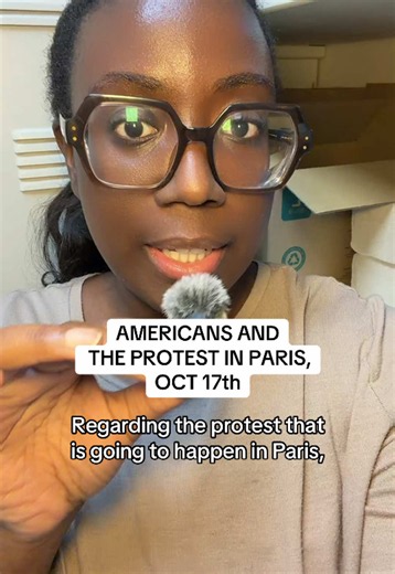 American's Perspective on the Paris Protest: October 17th