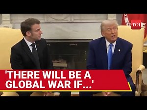 Trump Full WW3 Speech: Macron Stunned As Trump Drops World War 3 Bombshell Over Russia-Ukraine War
