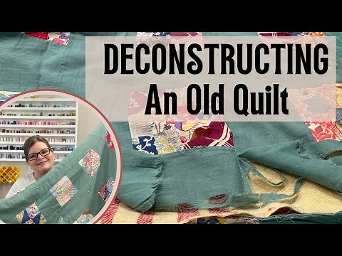 Reviving A Vintage Quilt || Watch Me Transform And Repurpose This Beauty!