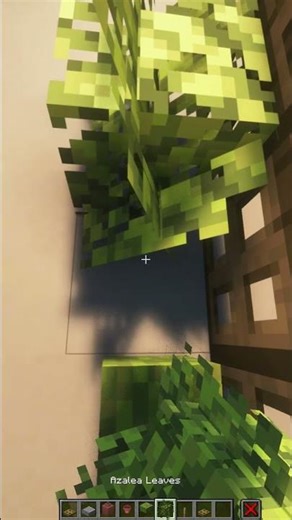 Automatic shower in Minecraft