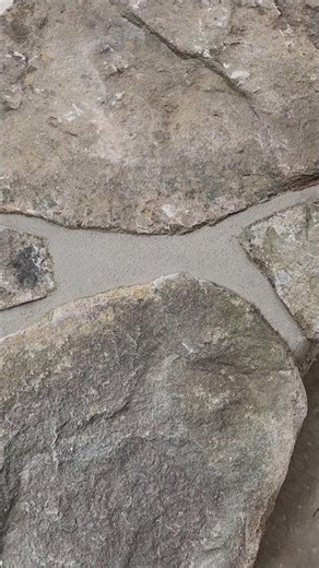 Finished Stone Wall Restoration