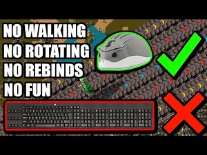 I beat factorio with ONLY a mouse