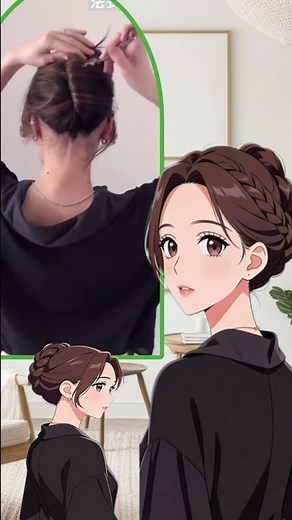 Elegant U-Shape Hairpin Hairstyle Tutorial