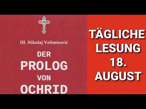 Der Prolog von Ohrid vom 18. (31.) August