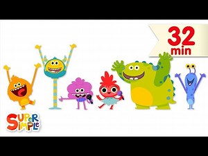 Super Simple Songs featuring the Super Simple Monsters! - Videos For Kids