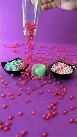 Ruby & Pearl Cascade: Most Satisfying Multi-Color Bead Pour ASMR ✨💎❤️💖💚
