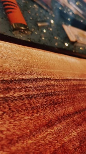 Epoxy gun table ✅ TikTok saw it first!!! #woodworking #wood #deeppour #YasClean