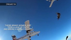 Women from twenty-two different countries gathered in Eloy, Arizona, over the holiday weekend to complete a world record skydive. https://www.10news.com/news/national/all-female-skydiving-group-sets-new-world-record | Scripps National News