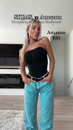 Skims Strapless Bodysuit Shapewear Review