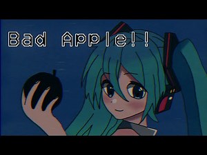 Bad Apple!! [Synthwave] [Slowed] [Miku] [English]