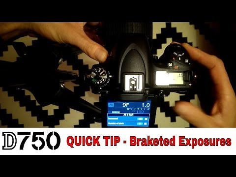 Nikon D750 Quick Tip - Auto Exposure Bracketing (one touch HDR)