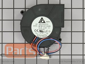 W10846539 - Whirlpool Refrigerator Icebox Fan Motor