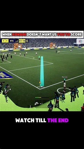 When the game doesn't want you to score #sigueme #efootballmobile #efootballgameplay #fyp