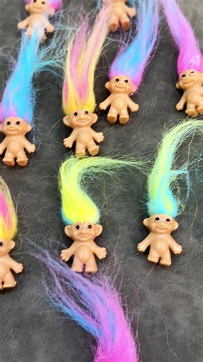 Perfect size to put in Easter eggs! Mini figurines with long hair #minifigurine #minidoll #tiktokshopstockup #tiktokshopcreatorpicks #tiktokshopspringglowup Mini dolls with long hair Easter egg fillers