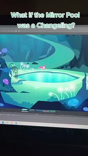 Unique Half-Changeling Half-Unicorn Character in MLP Fan Art