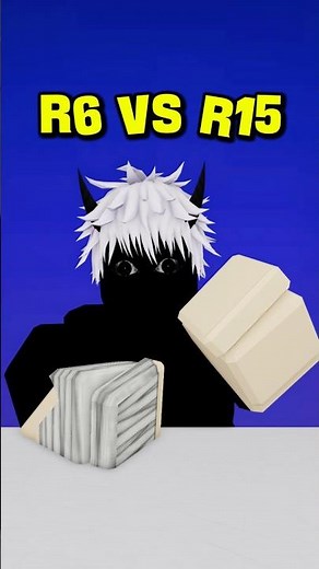 R6 vs R15 🔥 #roblox