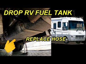 How To Drop Fuel Tank on Workhorse Chassis & Replace Generator Fuel Line Hose – Dolphin Motorhome