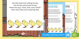 Five Little Chicks Rhyme