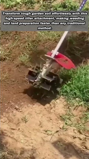 Powerful Motorized Handheld Tiller For Efficient Garden Soil Preparation