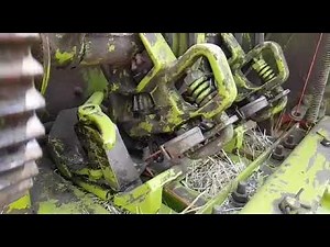 Claas markant 65 knotter slow mo
