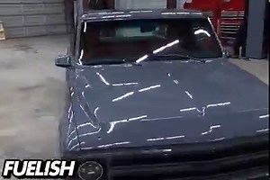 Just visited Gas Monkey Garage and got to check out this ‘67 Chevy C10 that was recently built for Allen Bailey of the Atlanta Falcons football team. This truck has a whole host of goodies including a Choppin Block suspension and Slam Specialties airbags to tuck a set of Rotiform wheels. The LS engine is dressed to impress as well. | Fuelish Media