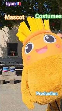Frites mascottes costume 🇫🇷 / 🍟 Fries Mascot Costume / Mascot making #mascot #foodmascot