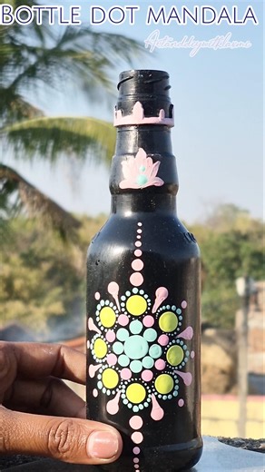 😱 Amazing transformation of an old bottle! ✨ #Transformation #Art