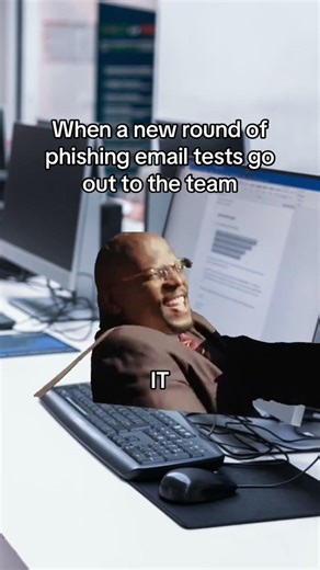 When a new round of phishing email tests go out to the team