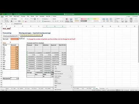 Time Series Forecasting & Error Analysis