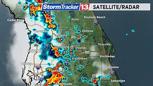 Strong storms with heavy rain, frequent lightning & high winds are rolling across Central Florida. We're tracking the storms Live on Spectrum News 13 plus see where the rain is here on Live StormTracker 13 > https://www.mynews13.com/fl/orlando/weather/radar - Chris Gilson | Spectrum News 13 Weather | Facebook