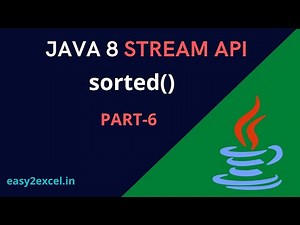 Java 8 Stream API | PART-6 | sorted() method | sorting a list in JAVA