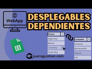 Formulario con Desplegables Dependientes para Google Sheets - Webapp