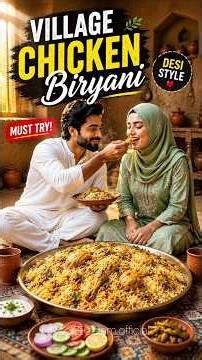Desi Village Chicken Biryani| Family Cooking! surah fatiha! islamic reminder! #islam