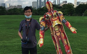 【钢铁侠】遥控钢铁侠 双发 垂直起飞 @深圳中心公园 RC IRON MAN 20210629