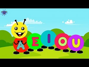 El gusanito de las vocales - vídeo educativo para niños