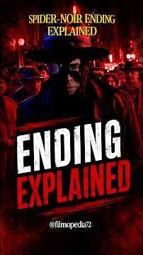 Spider-Noir Ending Explained | Spider-Noir Episode 8 Ending Explained #shorts