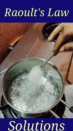 Raoult's law experiment #shorts